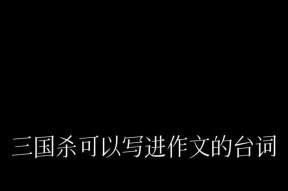 三国杀游戏中的主仆台词有哪些？