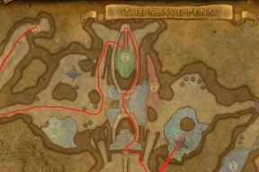 魔兽世界毒蛇花路线图是怎样的？