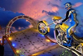 《狂飙特技摩托-成为特技之王》（挑战惊险无比的高空特技赛道）