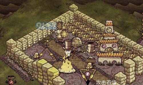 以饥荒建造木墙或者石墙，游戏中的必要之举（如何利用饥荒建造木墙或者石墙来保护自己）  第3张