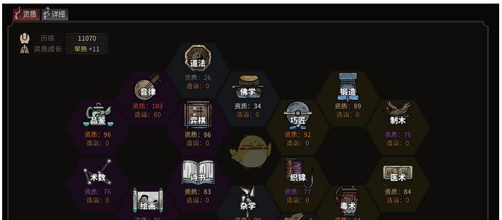 《太吾绘卷》游戏剑冢BOSS大岳瑶常属性一览（探秘《太吾绘卷》中最强BOSS大岳瑶的属性和攻略）  第2张