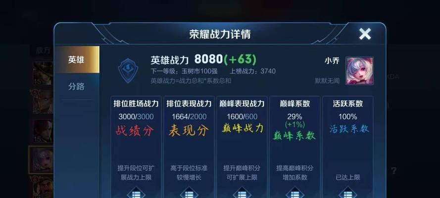 王者荣耀63系数的计算方式是什么？  第3张