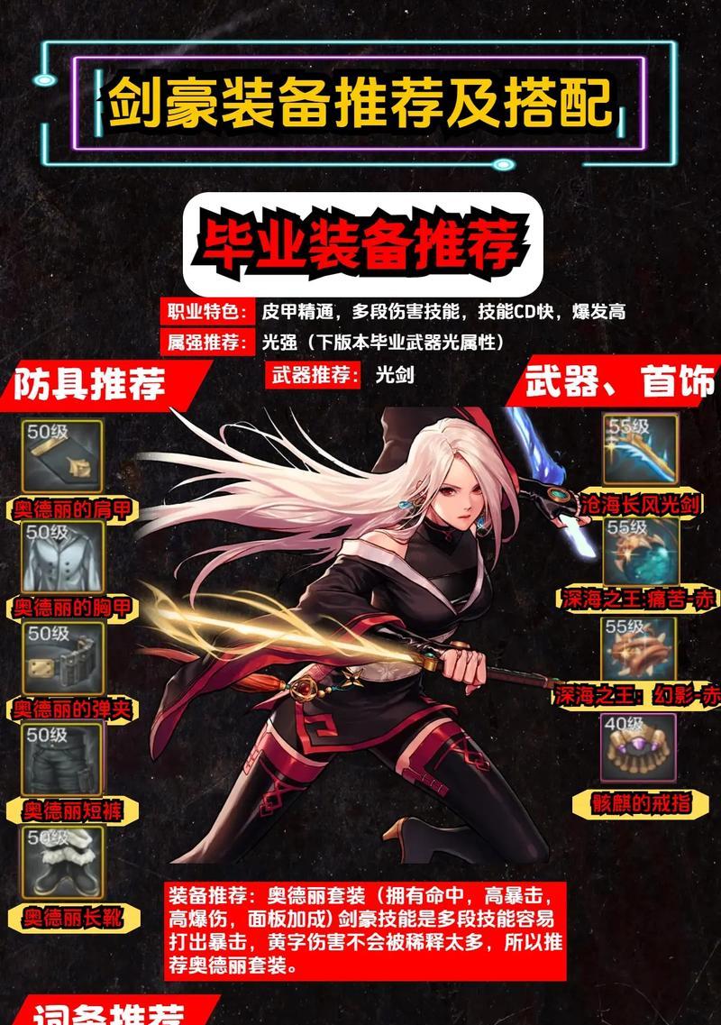 剑豪在DNF中如何选择合适的武器？  第3张